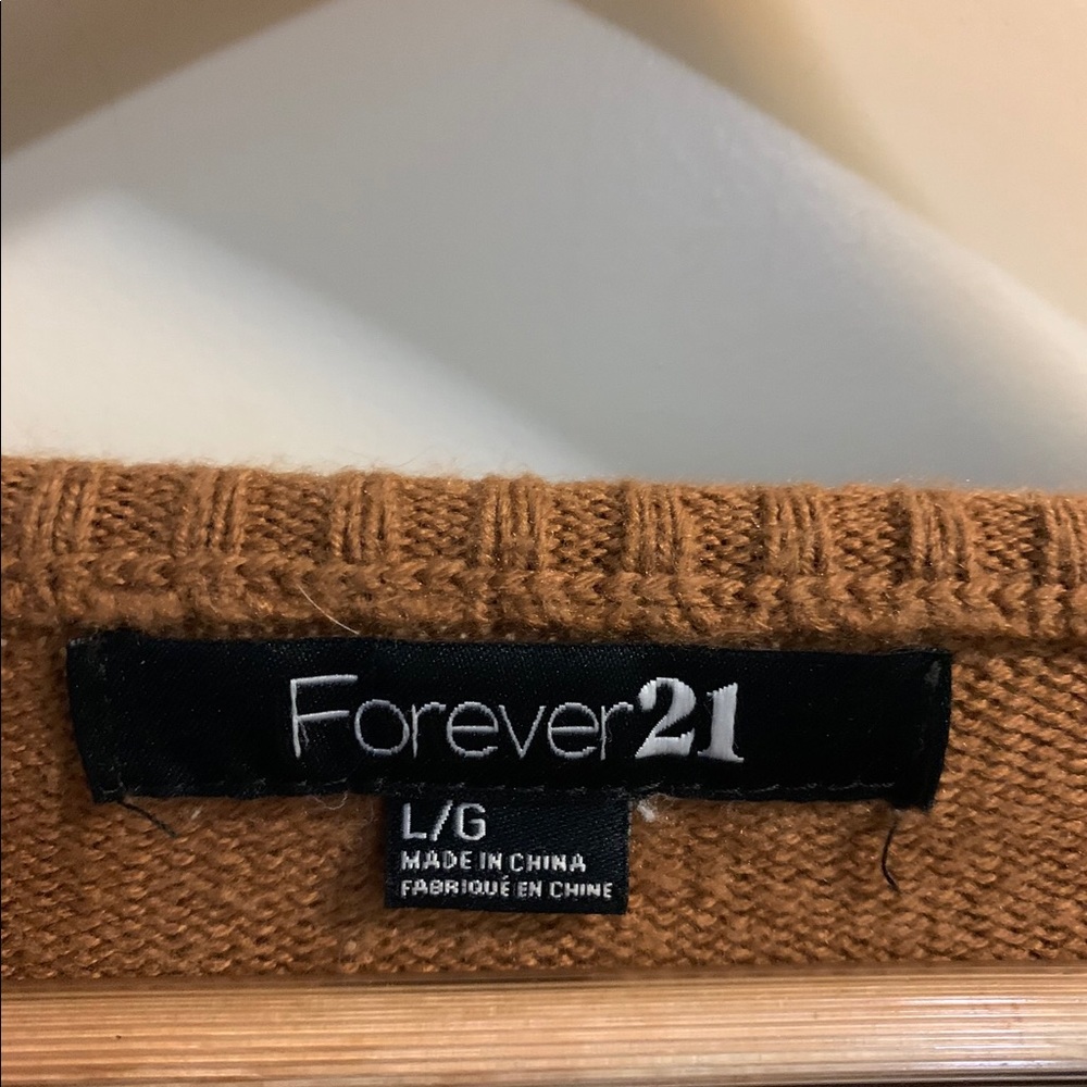 Copper Cropped Sweater - Picture 3 of 3